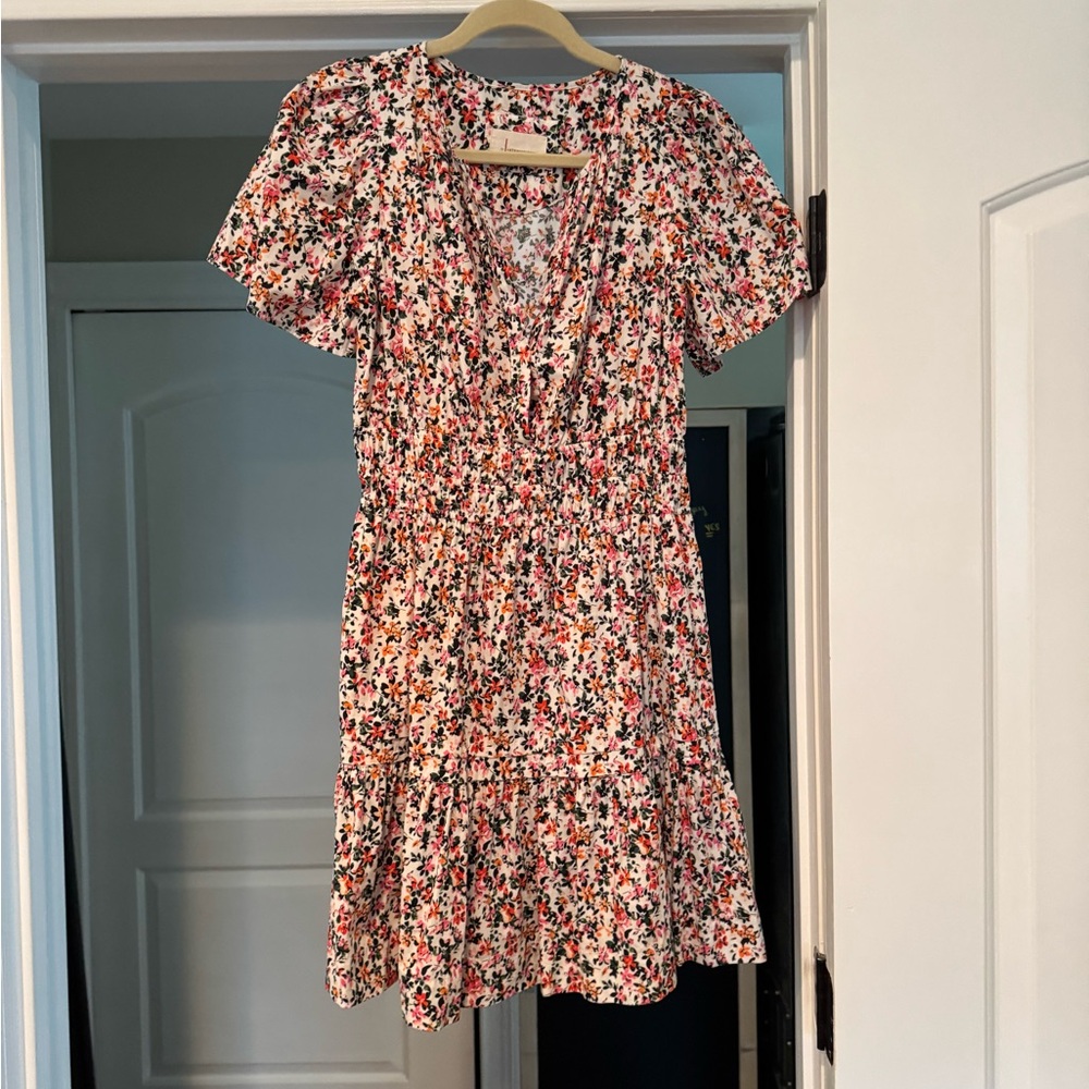 Anthropologie Tiered Mini Dress